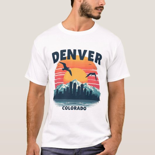 T-SHIRT DENVER COLORADO (Devant)