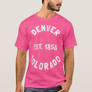 T-shirt Denver Colorado Meilleur Randonnée Camping de voya