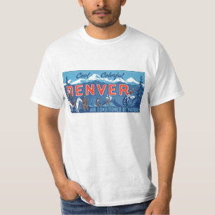 T-shirt Denver coloré frais