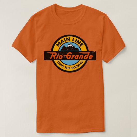 T-shirt Denver et Rio Grande Western Railroad 1 (Design devant)