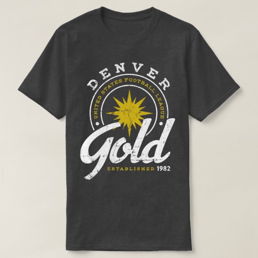 T-shirt Denver Gold (Design devant)