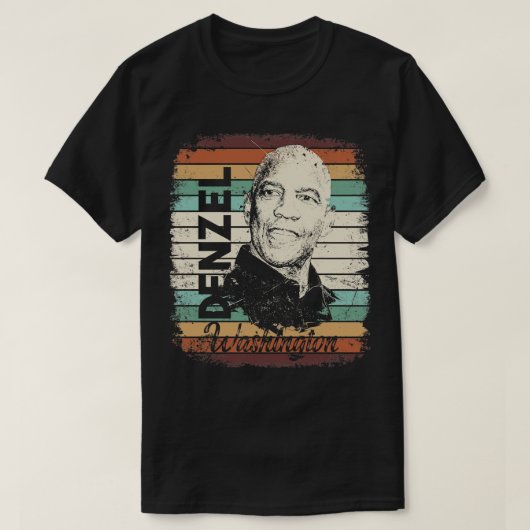 T-shirt Denzel Washington (Design devant)
