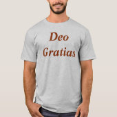 T-shirt Deo Gratias en Camisie (Devant)