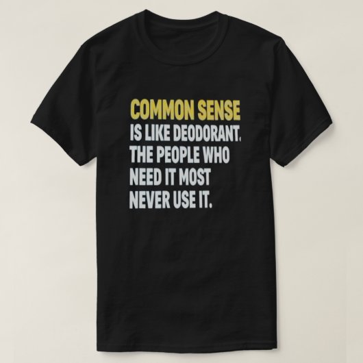 T-shirt déodorant (Design devant)