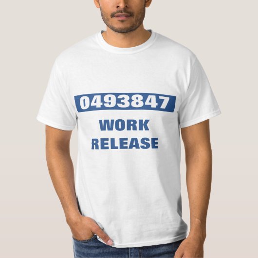 T-shirt Départ de travail amusant (Devant)
