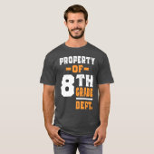 T-shirt Département de 8e année. (Devant entier)