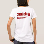 T-shirt Département de cardiologie Infirmière cardiologue (Dos)