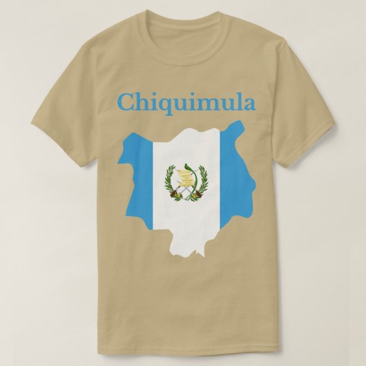 T-shirt Département de Chiquimula au Guatemala (Design devant)