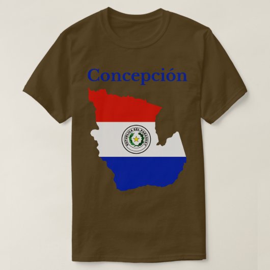 T-shirt Département de la conception Paraguay (Design devant)