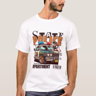 T-shirt Département de la police de l'État