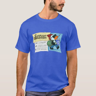 T-shirt Département de plainte - la pièce en t des hommes