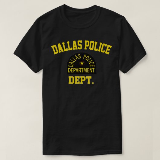 T-shirt Département de police de Dallas (Design devant)