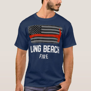 T-shirt Département de Secourt incendie de Long Beach en