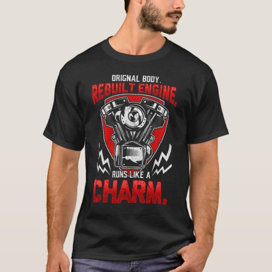 T-shirt Dépassement du moteur reconstruit pour la chirurgi (Devant)