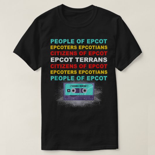 T-shirt D'Epcot (Design devant)