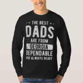 T-shirt Dependable Dad from Georgia (Devant)