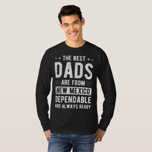T-shirt Dependable Dad from New Mexico (Devant entier)