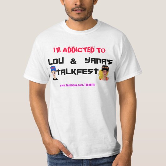T-SHIRT DÉPENDANT À LA CHEMISE DE TALKFEST (Devant)