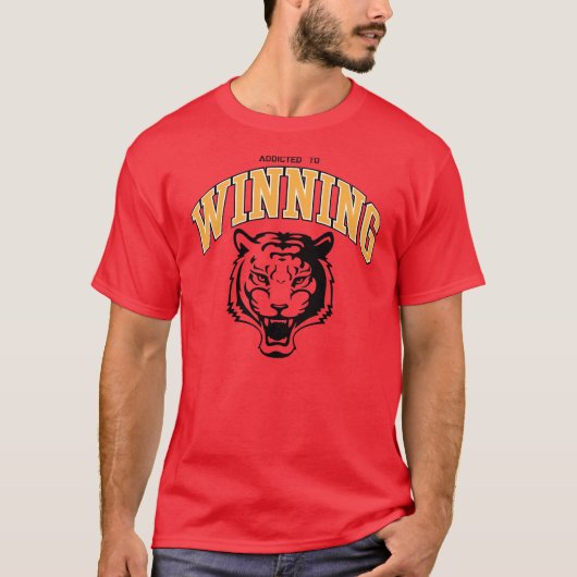 T-shirt Dépendant au gain (Devant)