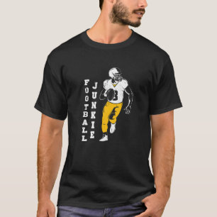 T-shirt Dépendant du football Linebacker Femmes Hommes Foo