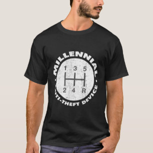 T-shirt Déplacement du dispositif antivol Millennial