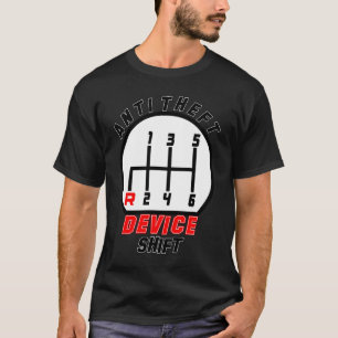 T-shirt Déplacement du dispositif antivol pour voiture