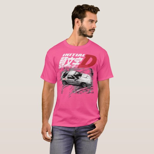 T-shirt Déplacement initial D Fc Rx7 - Ryosuke Takahashi R (Devant entier)