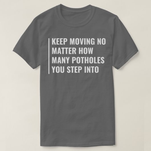 T-shirt Déplacer (Design devant)