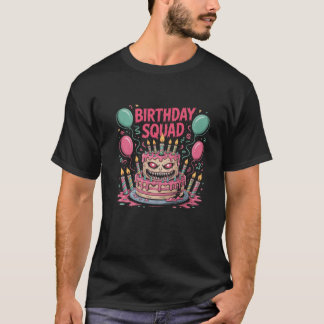 T-shirt Déplaisant Birthday Cake Monster Squad Dark Humour