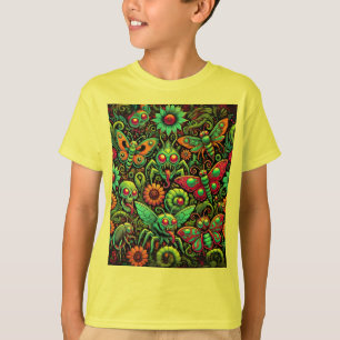 T-shirt Déplaisant Crawchos Neon Bug Monsters