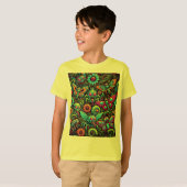 T-shirt Déplaisant Crawchos Neon Bug Monsters (Devant entier)