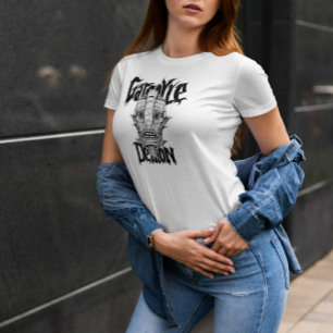 T-shirt Déplaisant Gargoyle Monster Main Tirée