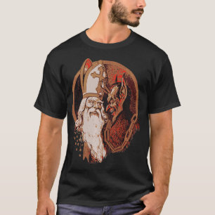 T-shirt Déplaisant Gruss Vom Krampus Demon Christmas Devil