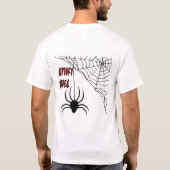 T-shirt Déplaisant Halloween Spider Web (Dos)