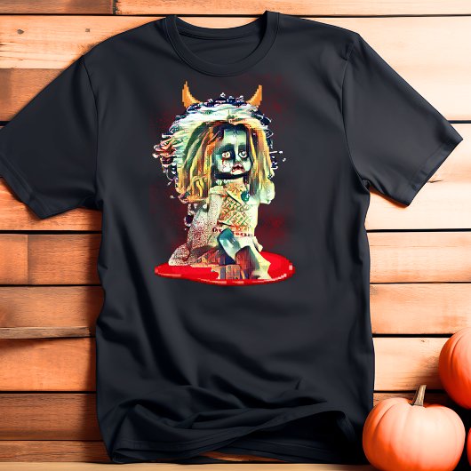 T-shirt Déplaisant Hauné Poupée Horreur Horreur Halloween