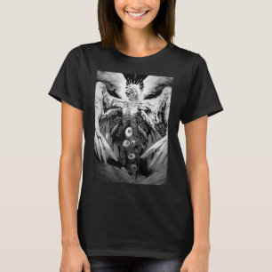 T-shirt Déplaisant Manga Biblique Angel Effrayant Yeux Hor