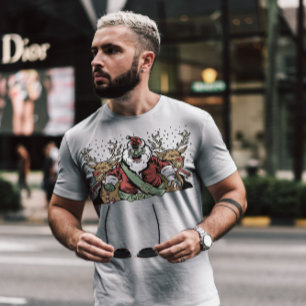 T-shirt Déplaisant Père Noël anti Noël