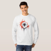 T-shirt Déplaisant Spider Cobweb Halloween (Devant entier)