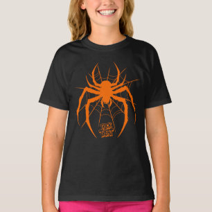 T-shirt Déplaisant Spider Web "Trick or Treat" Halloween