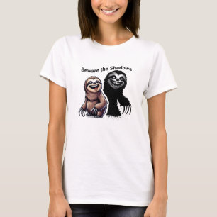 T-shirt déplaisante fentes Halloween - S mignonne