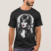 T-shirt Déplaisante Goth Girl (Devant)