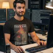 T-shirt Déploiement informatique amusant sur un mème du ve