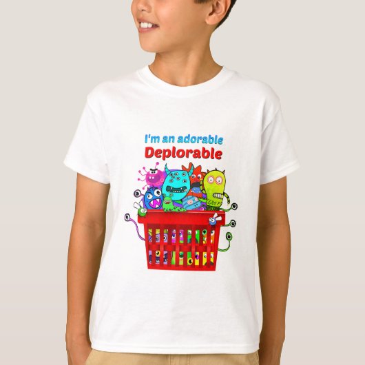 T-shirt Déplorable adorable, panier de Deplorables (Devant)