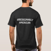 T-shirt déplorable et irrachetable (Dos)