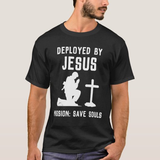 T-Shirt Déployé par Jésus (Devant)