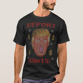 T-shirt Deport Santa Donald Trump Christmas Card