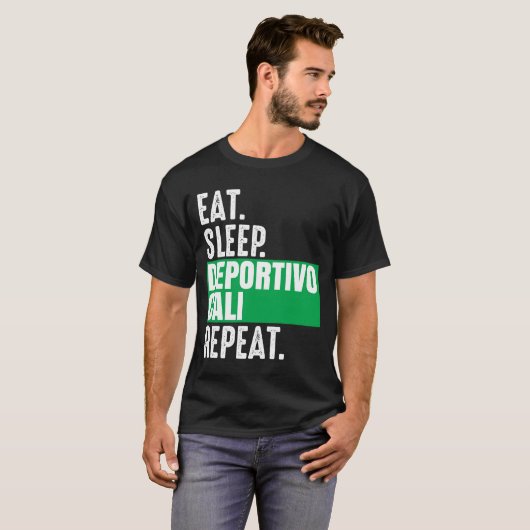 T-shirt Deportivo Cali Mange Sommeil Répéter Ventilateur C (Devant entier)