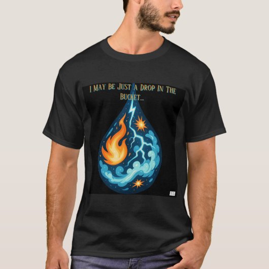 T-shirt Déposer dans le seau (Devant)