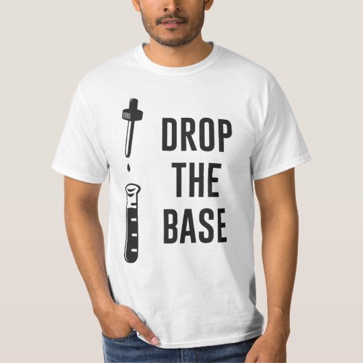 T-shirt Déposez la base de chimie Bass (Devant)
