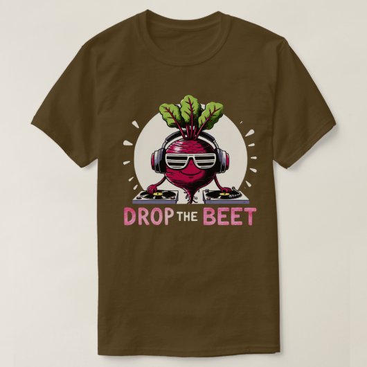 T-shirt Déposez la Beat DJ Beet 1 (Design devant)